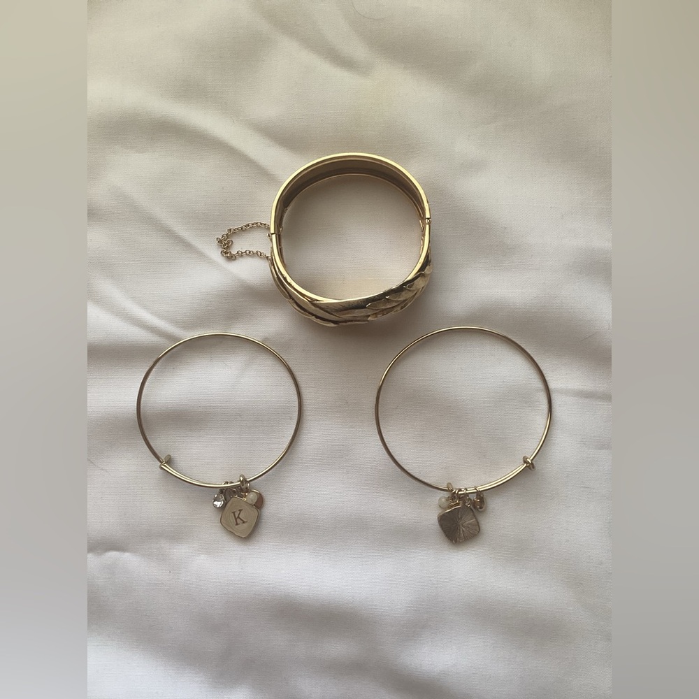 3Gold Tone Bracelets